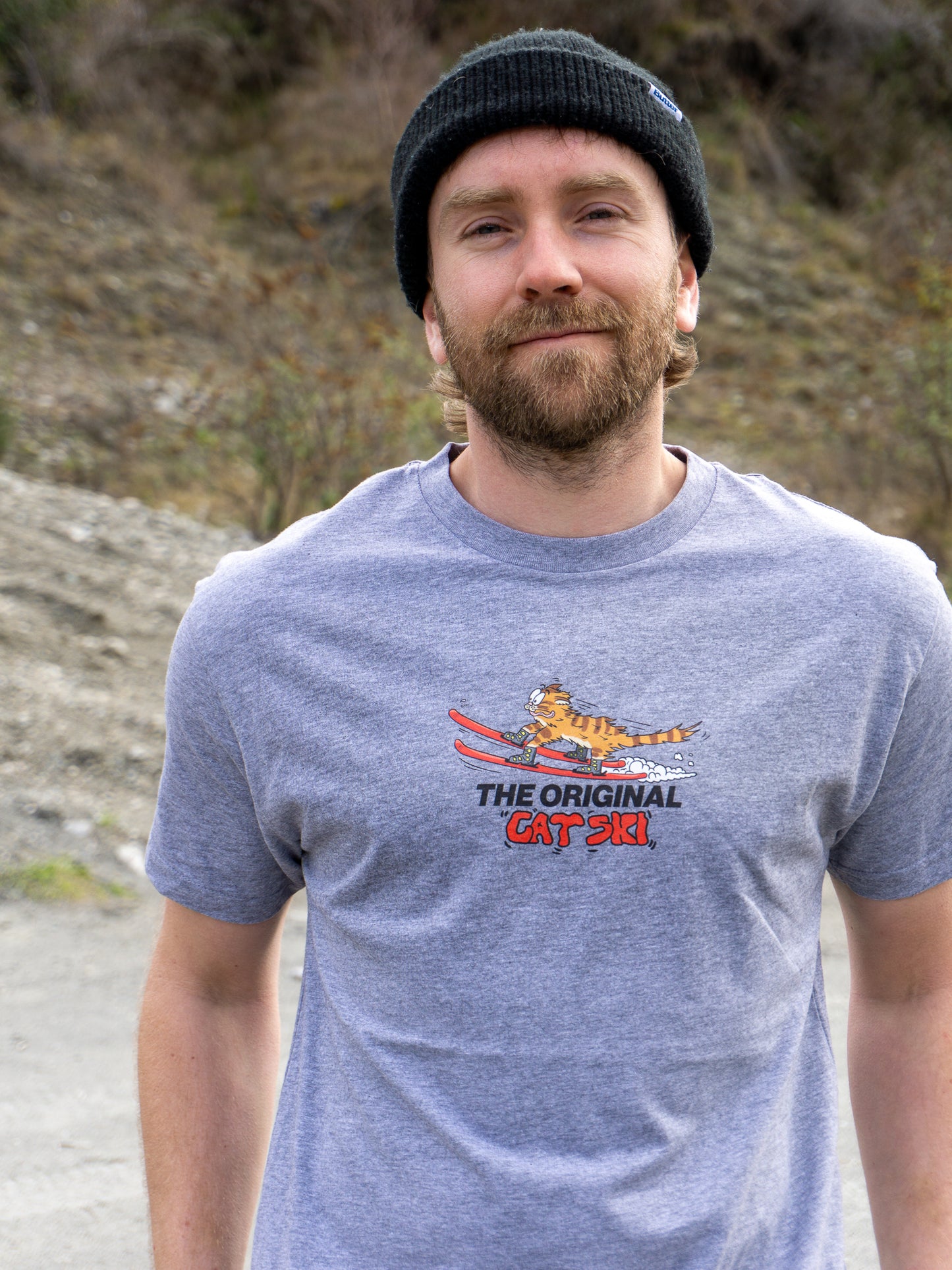 The original cat ski tee