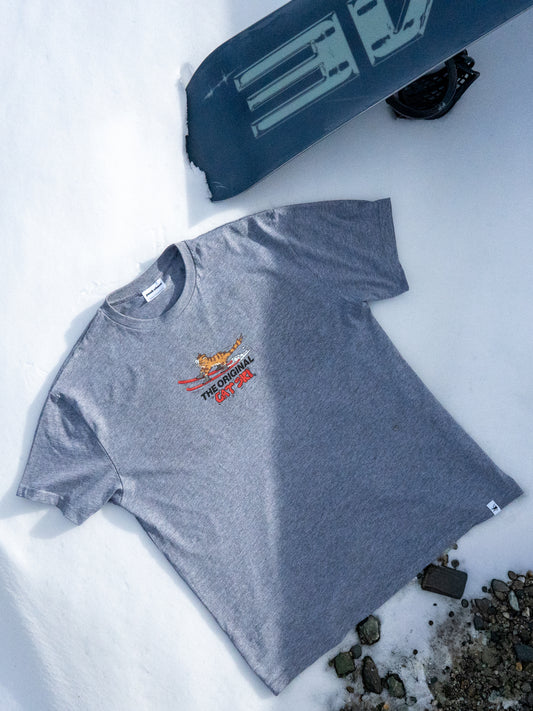 The original cat ski tee